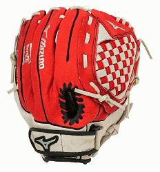 uno Prospect GPP1150Y1RD Red 11.5 Youth Baseball Glove (Right Hand Throw) : Mizuno Prospect Series.